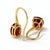 Not Yet Made - Made To Order Elegant Garnet Oval-Cut Drop Earrings in Gold, January Birthstone Dangle Earrings - A Pair For Sale - Image 5 of 5