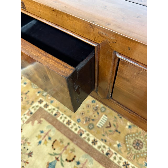 Asian Wood Console Table, Antique For Sale In San Francisco - Image 6 of 11