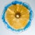 Murano Glass Flower Pendant Light attributed to Mazzega, 1970 For Sale - Image 9 of 14