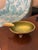 Art Deco Vintage Evans Green Enamel & Brass Art Deco Ashtray For Sale - Image 3 of 7