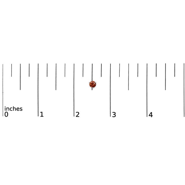 Early 21st Century 14K White Gold 3/4 Cttw Red Lab-Grown Diamond Classic 3-Prong Martini Set Solitaire Stud Earrings For Sale - Image 5 of 5