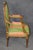 1950s 1950's Louis XVI Style Gilt Carved Armchair For Sale - Image 5 of 10