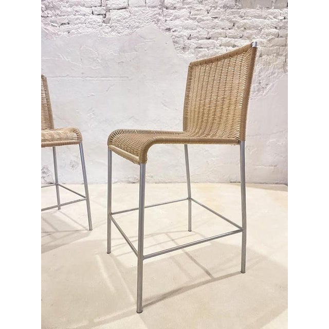 Agra Bar Stools by Enrico Franzolini for Accademia, Italy, 1990s, Set of 2 For Sale - Image 4 of 13