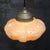 French Art Deco Yellow Reeded Clichy Glass Pendant Lamp For Sale - Image 6 of 8