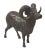 Vintage Brass Big Horn Ram Sheep Figure Statue For Sale In Los Angeles - Image 6 of 8