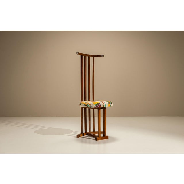 Italian Dining Room Chairs in Walnut attributed to Filippo Monti, 1960s, Set of 8 For Sale - Image 4 of 18