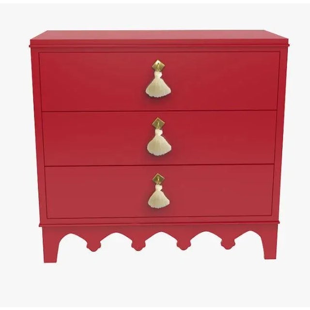 Brand new, ready to ship Oomph Newport Chest. One chip, and one scratch/blemish (see photos). Tassels included!...