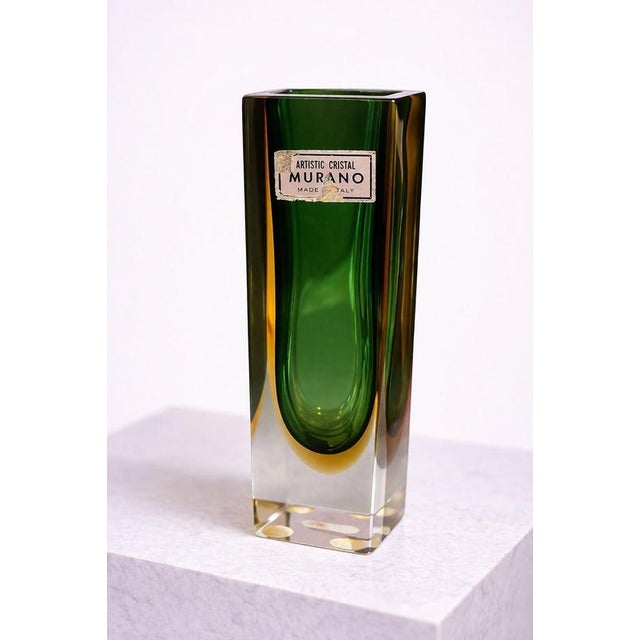 Sommerso Murano Glass Vases by Flavio Poli for Seguso, Italy, 1950s, Set of 3 For Sale - Image 6 of 9