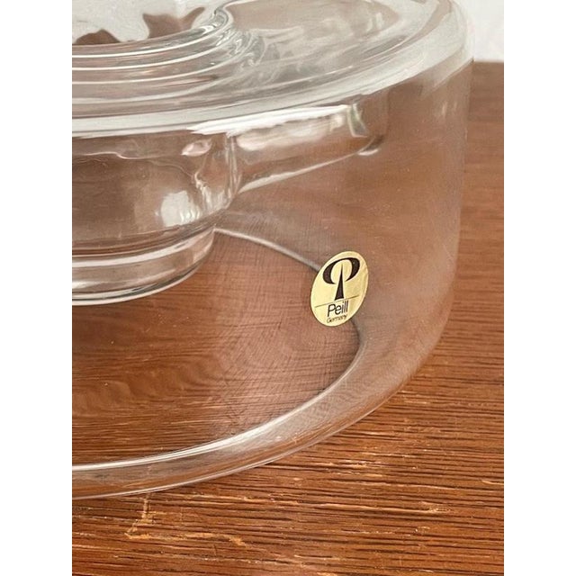 Vintage German Glass Ashtray from Peill & Putzler, 1970s For Sale - Image 4 of 9