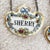 Victorian Set of 3 Antique Hand Painted Bone China Liquor Bottle Tags by Coalport England For Sale - Image 3 of 5