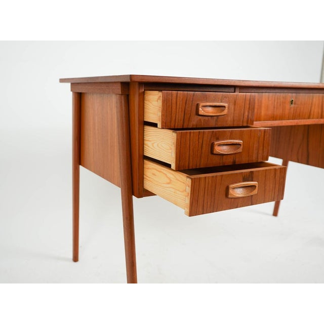 Vintage Teak Desk, 1960s For Sale - Image 9 of 11