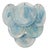 Alabaster Blue Glass Discs Wall Sconces, 1990s, Set of 2 For Sale