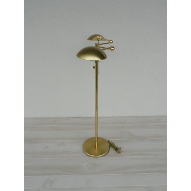 Holtkoetter Brass Dual Swing Arm Floor Lamp | Chairish