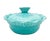 1956 Miramar of California Aqua / Turquoise Covered Serving Bowl – Mid-Century Modern / Coastal For Sale In Houston - Image 6 of 11