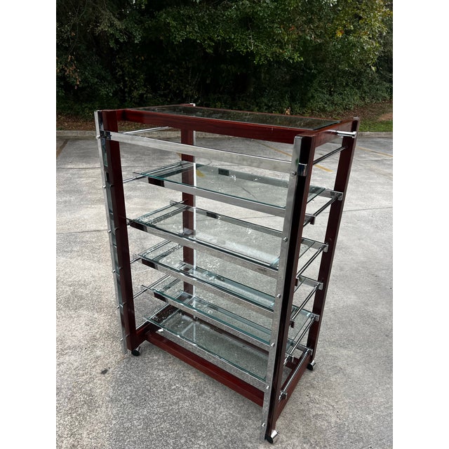 Vintage Polo Ralph Lauren Display Store Shelf on Wheels For Sale In Atlanta - Image 6 of 9