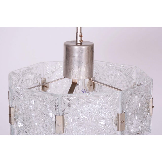 Mid-Century Chandelier from J. Bejvl for Kamenický Šenov, Czech, 1960s For Sale - Image 4 of 11
