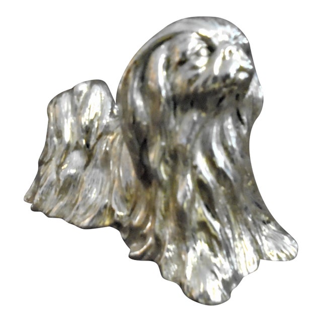 1980s Sterling Pekinese Figure For Sale