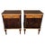 Art Deco Italian Nightstands in Burl Walnut, 1940s, Set of 2 For Sale - Image 11 of 11