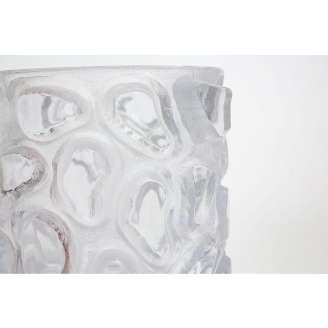 Vintage Peill &Putzler Glass Ice Bucket With Geometric Design, 1970's, Barware For Sale In Miami - Image 6 of 8
