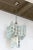 This midcentury Italian two-tiered pendant chandelier has been attributed to Fontana Arte. It has a beautiful elegance to...