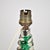 Vintage French Crystal Table Light | Mid Century Emerald Green Accent Light Bedside | Lead Twisted Glass | Val St Lambert Seguso Murano 1950 For Sale - Image 10 of 10