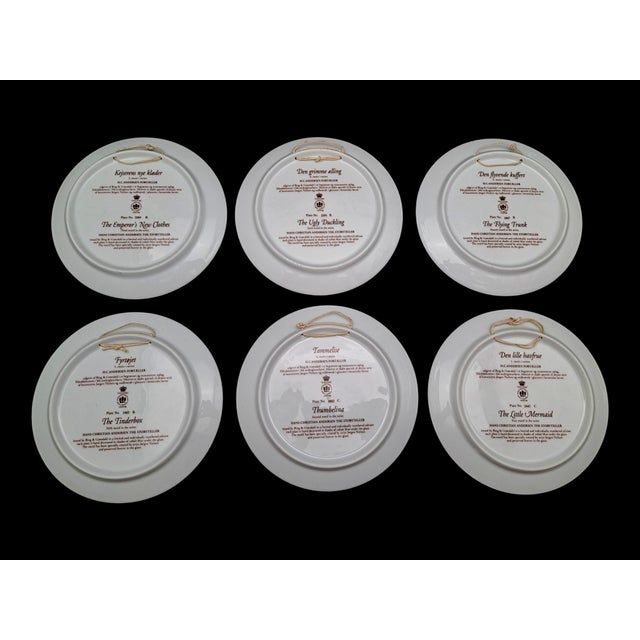 Hans Christian Andersen Fairy Tales Plates by Jorgen Nielsen for Bing & Grondahl, 1980s, Set of 6 For Sale - Image 9 of 11