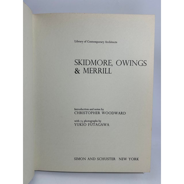 1970s Illustrated Small Quarto, Christopher Woodward's Skidmore, Owings & Merrill - 1 Book For Sale - Image 4 of 14