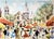 This artwork titled " Paris, Place Du Tertre" c.1980, is an original colors lithograph on Arches paper by French artist...