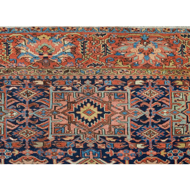 Persian Incredible Early 20th Century Serapi Rug For Sale - Image 3 of 8
