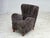 Mid-Century Modern Vintage Danish Reupholstered Chair in Sheepskin, 1960s For Sale - Image 3 of 18
