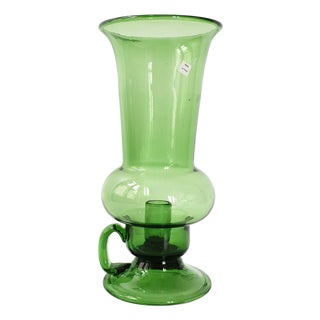 Vintage Italian Glass Vase, 1970s For Sale