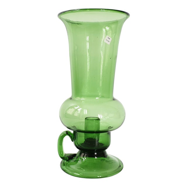 Vintage Italian Glass Vase, 1970s For Sale