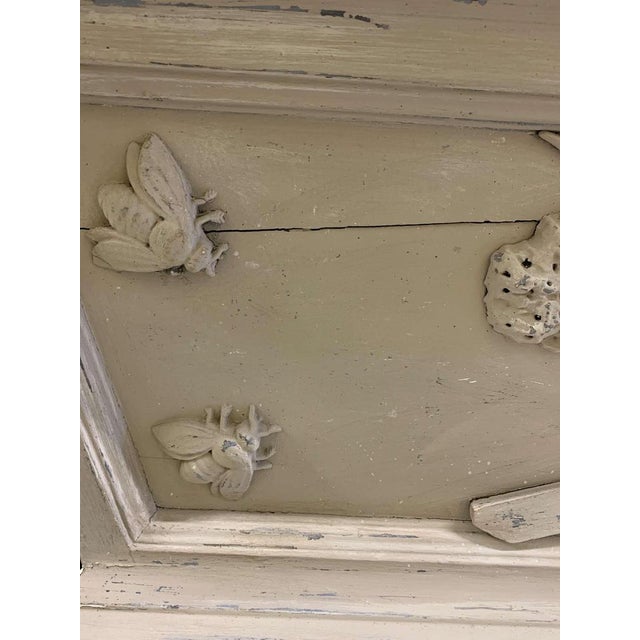 Painted Sarcophagus Panel with Bee Decoration, 1800s For Sale - Image 10 of 18