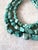 Vintage Jay King Chunky Multi-Strand Turquoise Necklace With Sterling Silver Glasp For Sale - Image 4 of 4