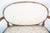 Traditional English Edwardian Period Oval Back Settee For Sale - Image 3 of 14