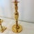 Late 20th Century Vintage Graduating Height Solid Brass Candlesticks, a Set of 5 For Sale - Image 5 of 11