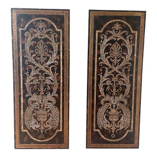 Coromandel Wall Panels- a Pair For Sale