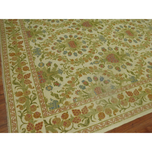 Vintage Zabihi Collection Spanish Cuenca Carpet - 8'4" x 14' For Sale In New York - Image 6 of 8
