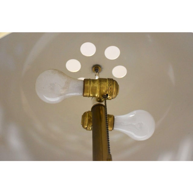 Metal 1960s Brass Mushroom Floor Lamp in the Style of Laurel For Sale - Image 7 of 9