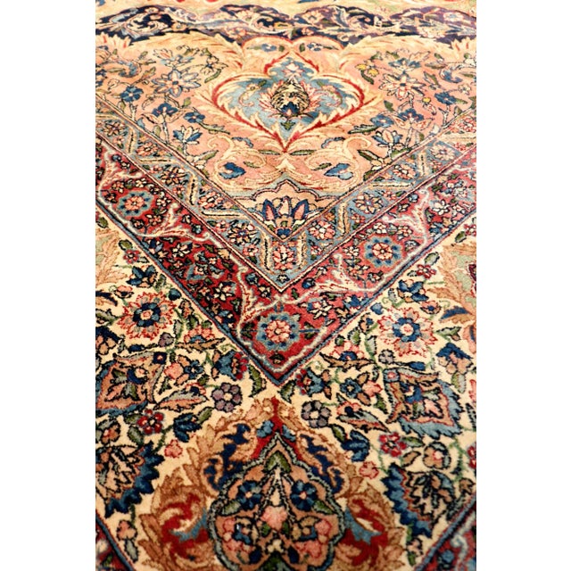 Traditional Pasargad Home Antique Lavar Wool Area Rug-11' 5" X 21' 6" , Ivory For Sale - Image 3 of 7
