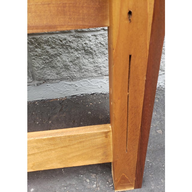1970s Scandinavian Modern Solid Walnut Bookcase Storage Single Headboards - a Pair For Sale - Image 5 of 13