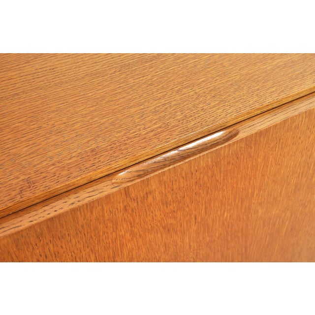 Mid-Century Slanted Front Sideboard, 1950s For Sale - Image 11 of 14