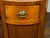 Italian Pair of Italian 1800s Walnut Demilune Bedside Tables with Tambour Doors For Sale - Image 3 of 10