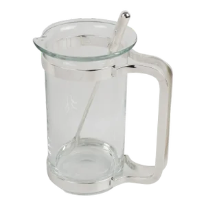 Gorham Silver Plate and Glass Barware Cocktail Martini Pitcher Mixer Jug