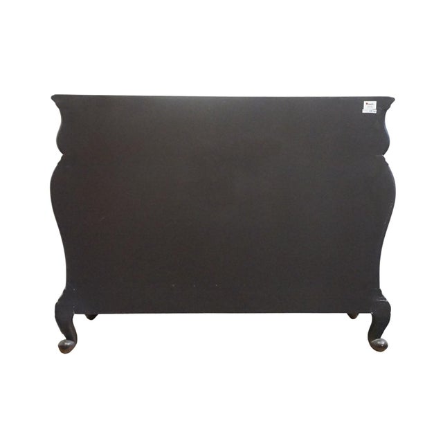 Powell Furniture Burnished French Baroque Inspired Contemporary 50" Bombe Chest of Drawers For Sale - Image 10 of 12