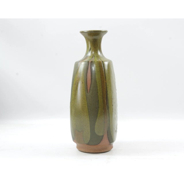 Robert Maxwell Mid Century Modern Robert Maxwell Stoneware Vase With Trees For Sale - Image 4 of 10