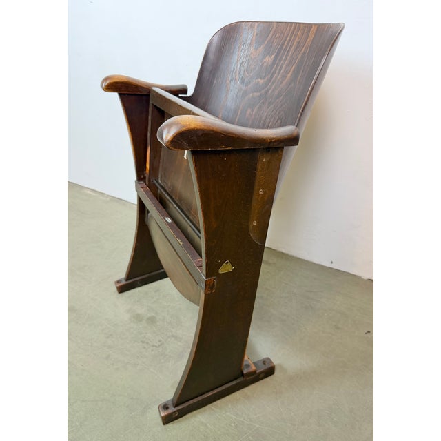 Vintage Theatre Seat from Thonet, 1950s For Sale - Image 6 of 18