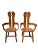 Brutalist Oak Dining Room Chairs from Kunstmeubelen de Puydt, Belgium, 1970s, Set of 6 For Sale - Image 11 of 16