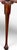 Vintage Henkel Harris Queen Anne Mahogany Tea Table With Candle Slides For Sale - Image 9 of 11