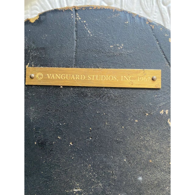 1967 Vanguard Studios Mid-Century Hollywood Regency Palm Tree Wall Art For Sale - Image 6 of 12